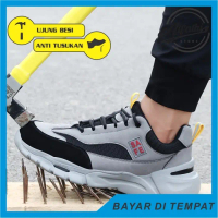 PROMO - SEPATU SAFETY SNEAKERS SPORT NEW GUYISA GREY