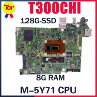 T300CHI Laptop Motherboard For ASUS T300CH T300CH M-5Y71 8GB-RAM 128G-SSD Mainboard