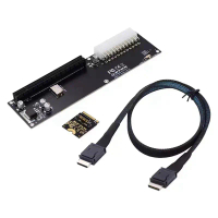 การ์ดอะแดปเตอร์ Oculink SFF-8612 SFF-8611, PCI-E 16X 2230 M.2 M-Key Adapter, สำหรับการ์ดแสดงผลภายนอก