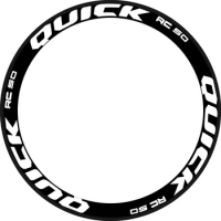 For 50mm Rim Depth RC 50 Wheel Stickers Reflective Waterproof Rims Decals Sticker Bicycle Bike TWO WHEELS
