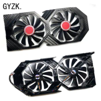 New For XFX Radeon RX580 588 590 598 GTS BLACK EDITION OC Graphics Card Replacement Fan panel with fan