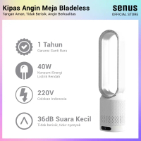 Senus Bladeless Desk Fan Kipas Angin Meja Tanpa Baling Remote