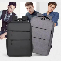 New Men's Business Travel Backpack 15.6-inch Laptop Case USB Charging Multifunctional Student Backpack