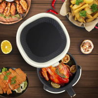 German Gemet Household Electric Fryer 7L Intelligent Multi-Functional Large Capacity Air Fryer Oil-F