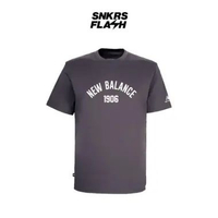Kaos Lengan Pendek Wanita NEW BALANCE NB EV OVERSIZED TEE BLACK - LWT33554C L