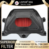 Lopor Air Filter Motorcycle For Yamaha YZF-R6 2006-2007 YZF R6 2006 2007 2C0-14450-00-00