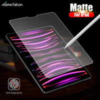 Matte Tempered Glass For Ipad Air 4 5 Mini 6 2021 Paper Screen Protector For Ipad Pro 12.9 11 10th 9th Generation 10.2 9.7 Film