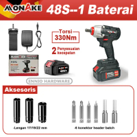 88V Mesin Impact Drill Baterai Cordless Brushless Mesin bor - 48S--1 Baterai