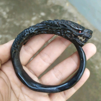 GELANG BAHAR HITAM UKIR