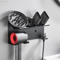 For Dyson Hair Dryer Holder Wall Mounted Stand Blow Dryer Tool Rack Organizer for Dyson Supersonic Hair Dryer