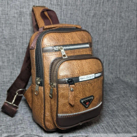 Tas Selempang Pria Slingbag Polo Amstar PU Leather