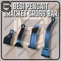 Besi Kait Kaki Cross Bar - Pengait Braket - Cross Bar Bracket Hook Kait Panjang 27cm
