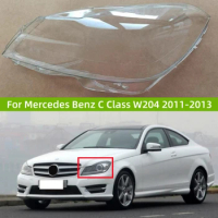 For Mercedes Benz C Class W204 2011 2012 2013 C180 C200 C260 Car Acesssories Headlight Glass Shell Glass Shell