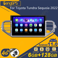 For Toyota Tundra Sequoia 2022 Android Car Radio Screen 2 Din Stereo Receiver Autoradio Multimedia Player Gps Navi Unit