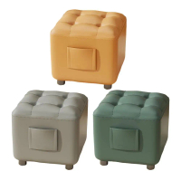 Ghế đẩu chân nhỏ, kiểu Pouf Ottoman, để tựa chân, thích hợp cho phòng Khách và lối vào, sử dụng tron