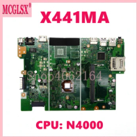 X441MA With N4000 CPU UMA Laptop Motherboard For Asus X441M X441MA A441M X441MB Notebook Mainboard 100% Tested OK