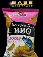 KEROPOK IKAN BBQ WHALE BRAND 70g