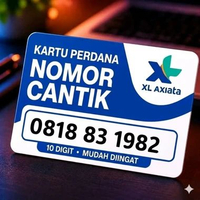Nomor cantik XL Kartu XL Cantik Perdana XL Cantik 10 digit 1982