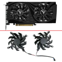 2 FAN 85MM 4PIN RX6600XT new GPU fan suitable for Yeston Radeon Rx6500xt 4gd6 Earth God graphics card cooling