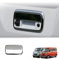 SDSCar Chrome ABS ด้านหลัง Tailgate ประตูคว้า Handle ชามตกแต่งสำหรับ Daihatsu ATRAI / HIJET CARGO 20