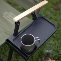 Offweek Extension Tray for Kermit Chair Camping Gadget Cup/ Light Shelf Lightweight Portable Support