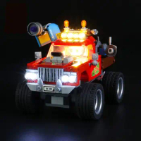 USB Light Kit for Lego Hidden Side El Fuego's Stunt Truck 70421 Brick Building Blocks-(Not Included Lego Model)