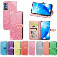 Leather Embossing Multi Card Wallet Phone Case For OnePlus Nord CE 2 N200 N100 N20 7 8 9 10 Pro Magnetic Holder Flip Cover