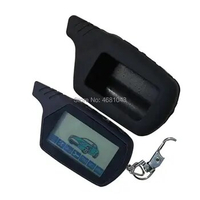 A91 keychain Fob 2-way LCD Remote Control Key + Silicone Case For Russian Two Way Car Alarm StarLine A91