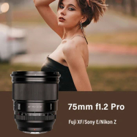 VILTROX 27mm 75mm f1.2 fuji X Lens for Sony E Nikon Z Mount Camera Ultra Large Aperture APS-C Prime Lens Designed X-T4 T100
