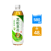 【黑松】黑松茶花一番煎茶580mlx2箱 共48入