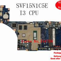 Original Motherboard For Sony Vaio SVF15N1C5E SVF15N Series Laptop Main Board DA0FI3MB8D0 i3-4005U A1999661A Tested