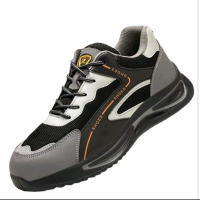 Sepatu Safety Sporty 114 Ujung Besi Enteng Shoes