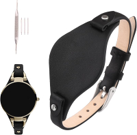 XIW Compatible for 8mm Fossil ES2829 ES2830 ES3060 ES3076 ES3077 women Leather Watch Band Replacemen