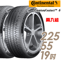 Continental 馬牌 PremiumContact PC6 舒適操控輪胎_二入組_225/55/19(車麗屋)