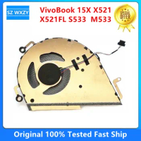 New Original For Asus VivoBook 15X X521 X521FL S533 S533FA M533 M533IA Laptop CPU Cooling Fans 13NB0LX0T02011 AUT0101