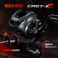 SEASIR Cast-X2 Baitcasting Reel 7.3:1 อัตราส่วนเกียร์ความเร็วสูง 6 + BB ลาก 8.5KG อลูมิเนียมคาร์บอนจ