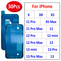 30Pcs/Lot，NEW Battery Adhesive Sticker LCD Display Waterproof Seal Glue Tape For IPhone 13 12 mini 11 Pro Max X XR XS Max