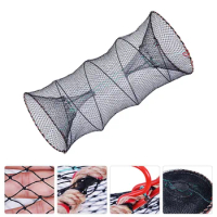 Outdoor Round Crab Trap Portable Lobster Bait Trap Crawfish Cast Net
