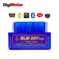 Scaner - Diagnosis coches ELM327 v2.1, multimarca OBD2 Bluetooth-compatible Android, ODBII
