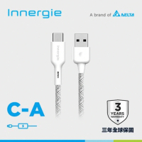 【Innergie】C-A USB-C to USB充電線 白 1.8M(三年全球保固)