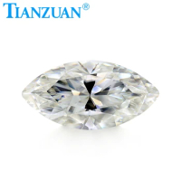 D Color Marquise Shape Dia mond Cut Mmoissanite Loose Gems Stone For Jewelry Making Ring Material