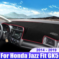 For Honda Fit Jazz GK5 MK3 2014 2015 2016 2017 2018 2019 Car Dashboard Cover Dash Mat Sun Shade Non-slip Pad Accessories
