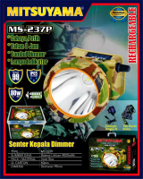 Senter Kepala Dimmer Rechargeble 80W Mitsuyama Ring 99 MS-237P