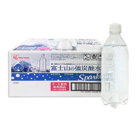 【IRIS】OHYAMA 富士山強氣泡水 環保無標籤款(500ml*24瓶/箱)