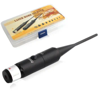 Tactical Red Laser Bore Sighter Kit,. 177 to. 50 Caliber, Hunting Rifle, Red Dot Laser Boresighter