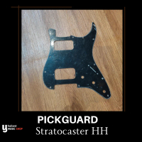 Pickguard 3ply Replacement For Stratocaster Model Black HH