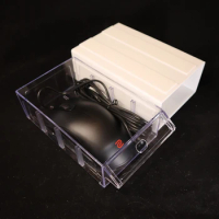 ECHOME Mouse Bag Acrylic Storage Box Mouse Transparent Display Case Logitech Razer Mouse Universal Collection Box Desktop Decor