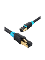 สายเคเบิ้ล CAT6a SSTP Patch Cord Cable สีดำ