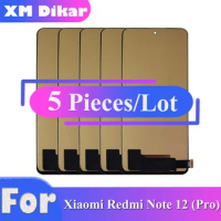 5 PSC For Xiaomi Note 12 / Note 12 Pro LCD Touch Screen Panel Digitizer Replacement For Redmi Note 12 Display Repair Parts