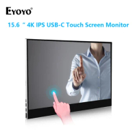 EYOYO 15.6" Inch 4K HDR IPS Gaming Monitor 3840x2160 for PS4 xbox360 CCTV Camera